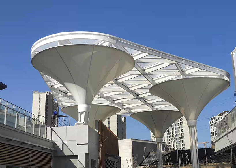 台州大板桥ETFE气枕天幕项目
