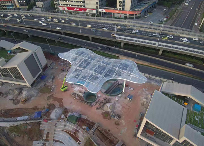 长沙圭塘海绵示范公园建设项目ETFE膜结构