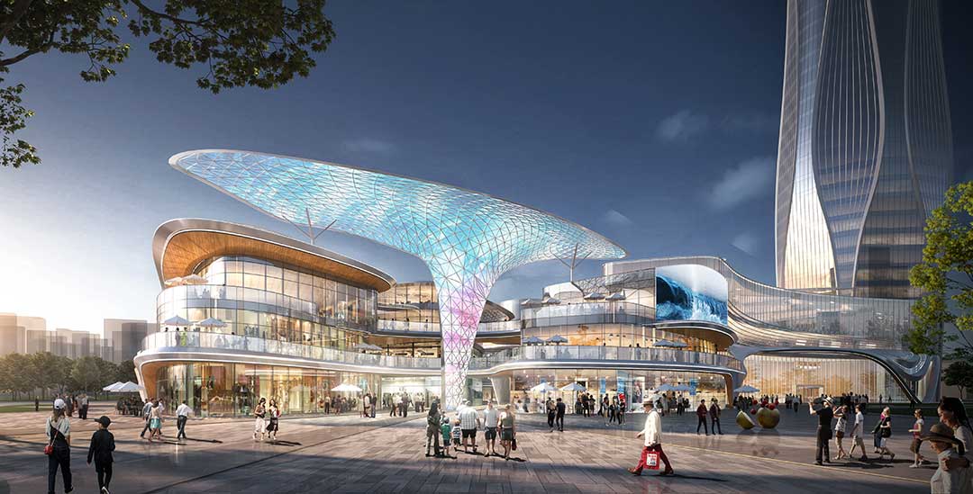 喜报！浙江萬豪集团成功中标桐乡振石广场商业天幕膜结构项目