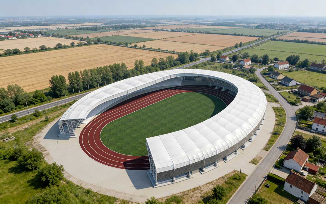 喜报！浙江萬豪集团中标马里巴马科体育场，以钢膜匠心筑就西非体育新地标