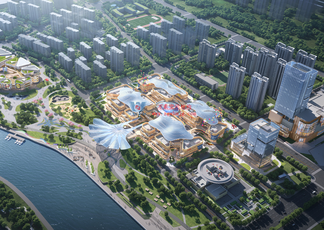 喜报｜浙江萬豪集团成功中标石家庄太平河片区合生汇大型ETFE商业天幕！