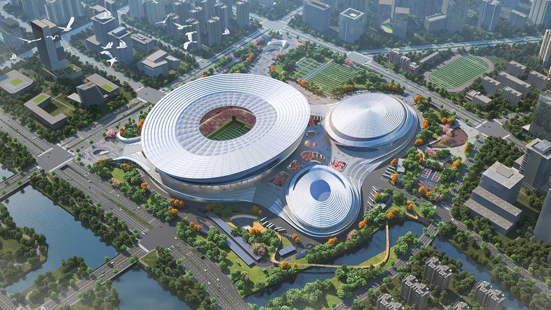 以时光，筑新地标｜定格余杭国际体育中心成长轨迹