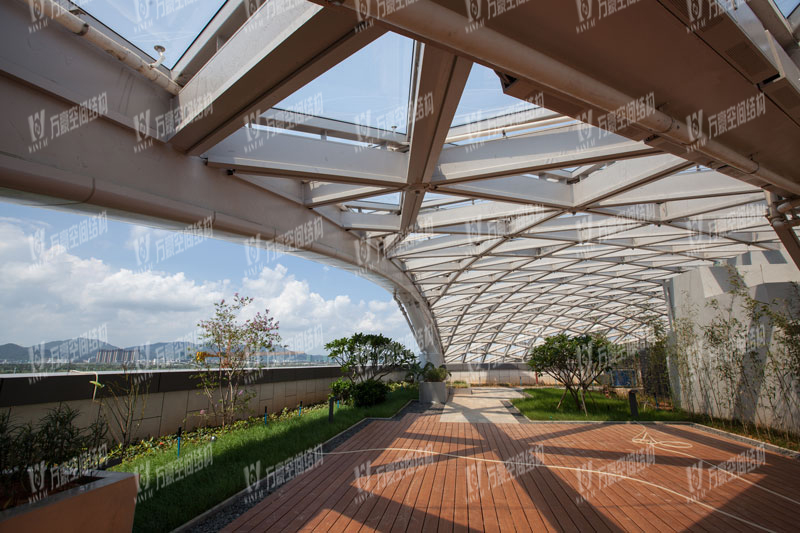 横琴中拉经贸园区ETFE天幕膜结构项目