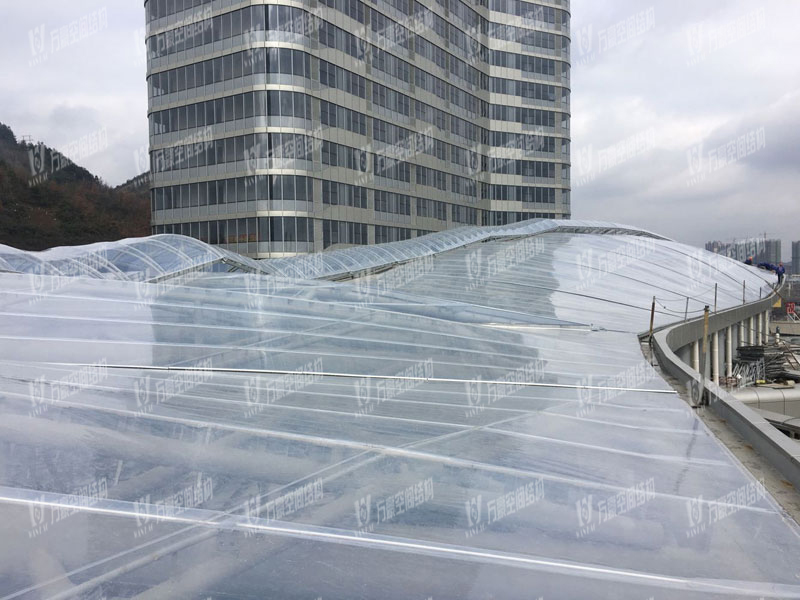 遵义高铁新城ETFE天幕膜结构项目
