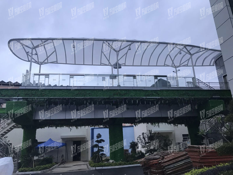 深圳公交站雨棚膜结构